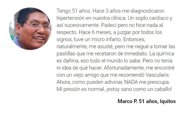 Vascularix no funciona