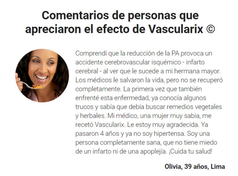 Vascularix comentarios